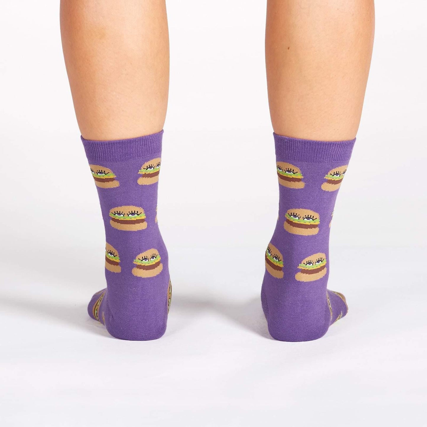 Womens Crew - Cute Burgers