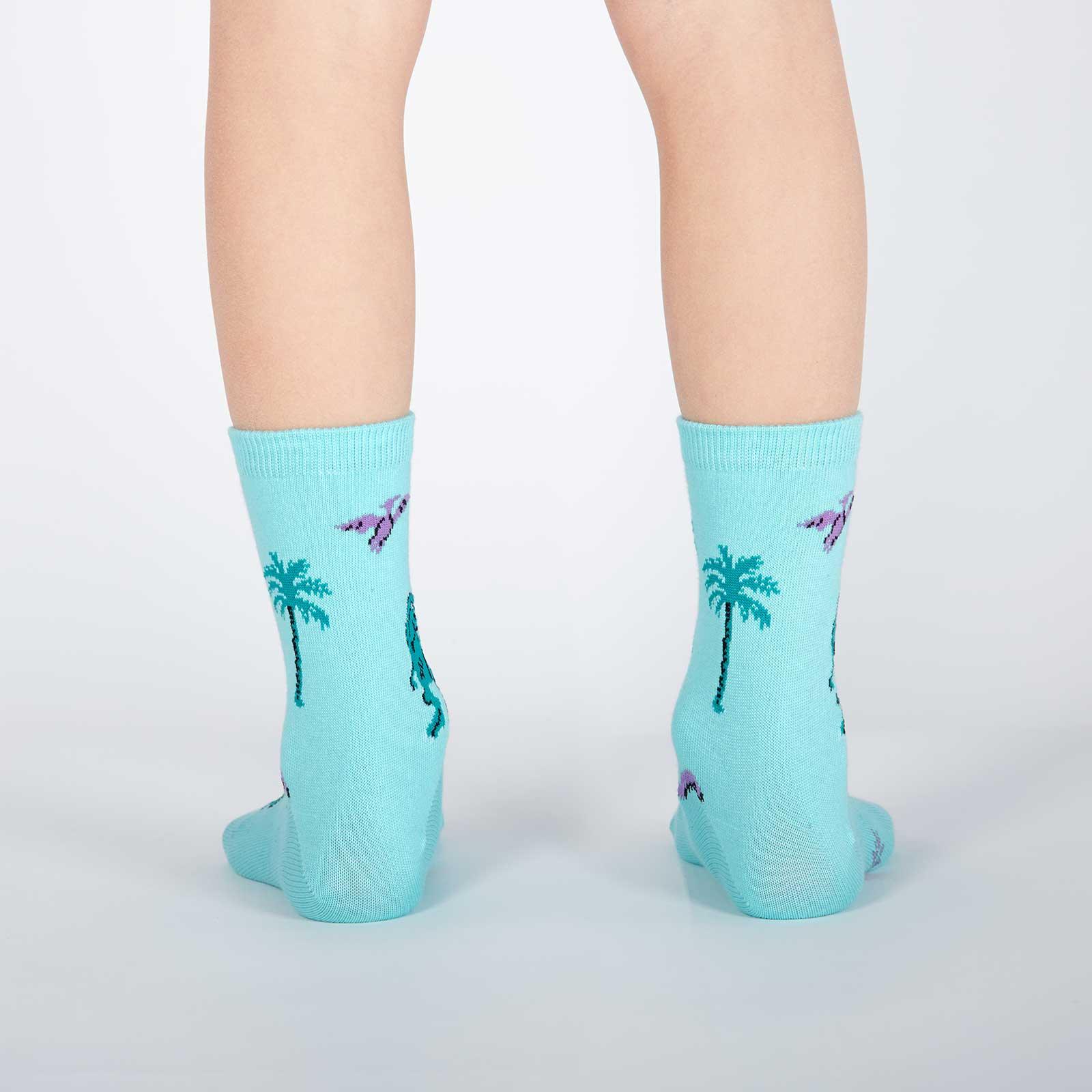 Juniorsokker med dinosaurmotiv