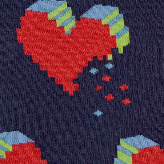 Knee High Funky - Pixelated Hearts
