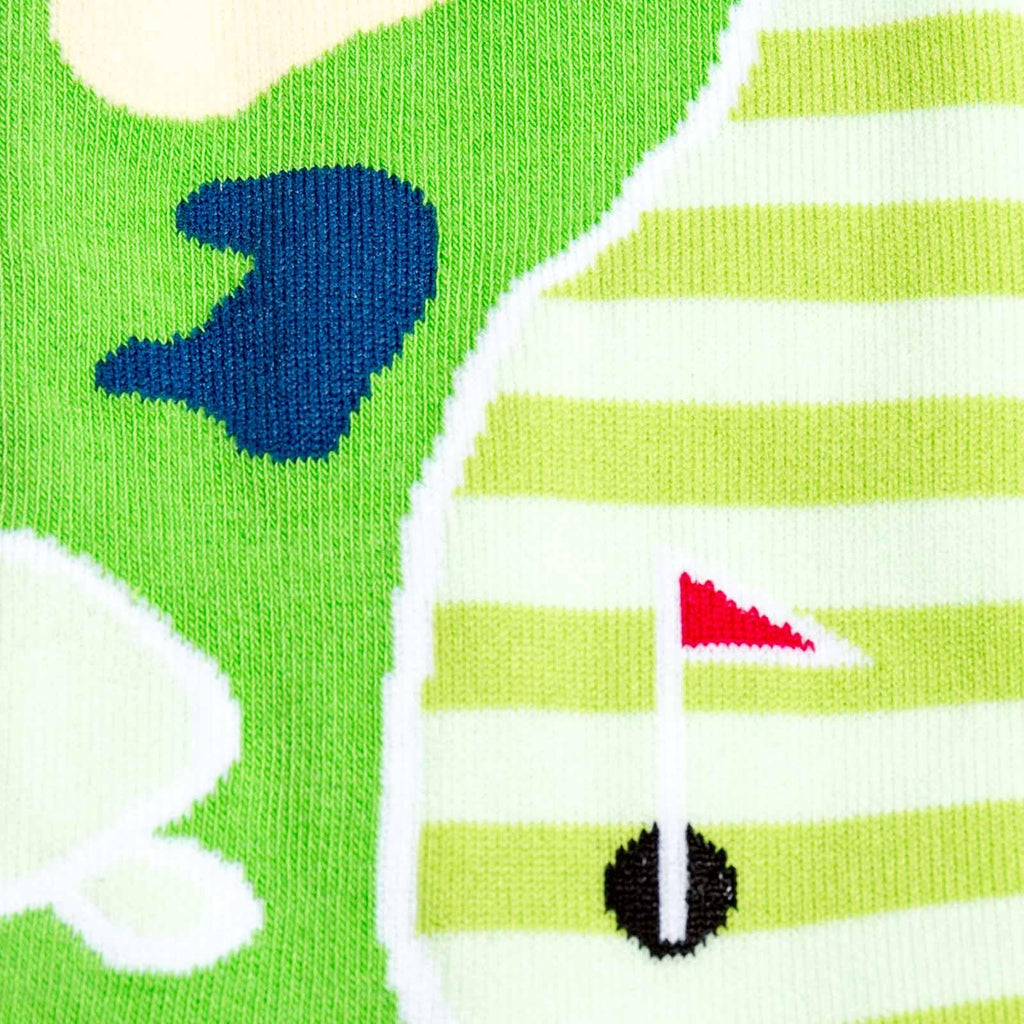 Herresokker med golfmotiv