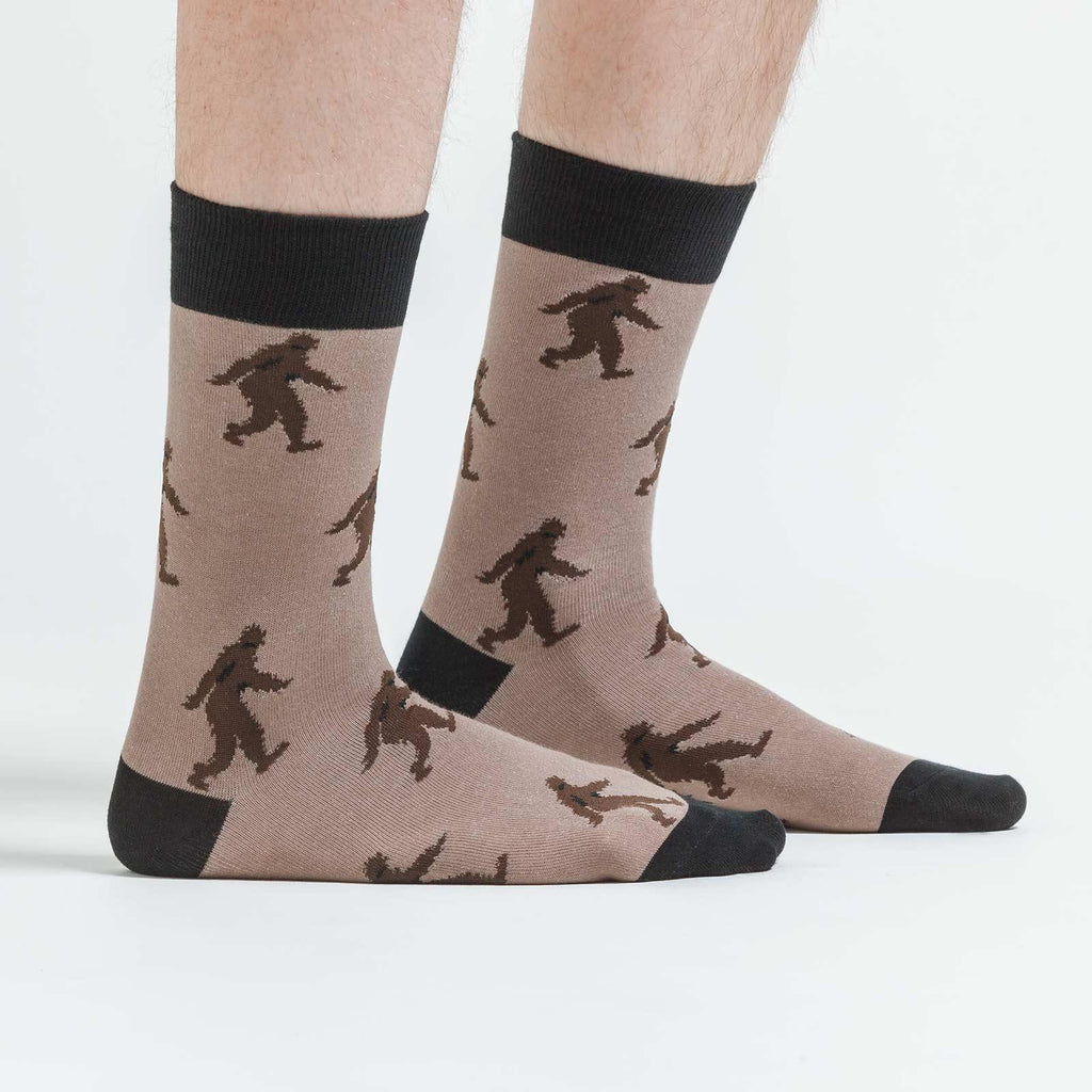 Herresokker med Bigfoot-motiv