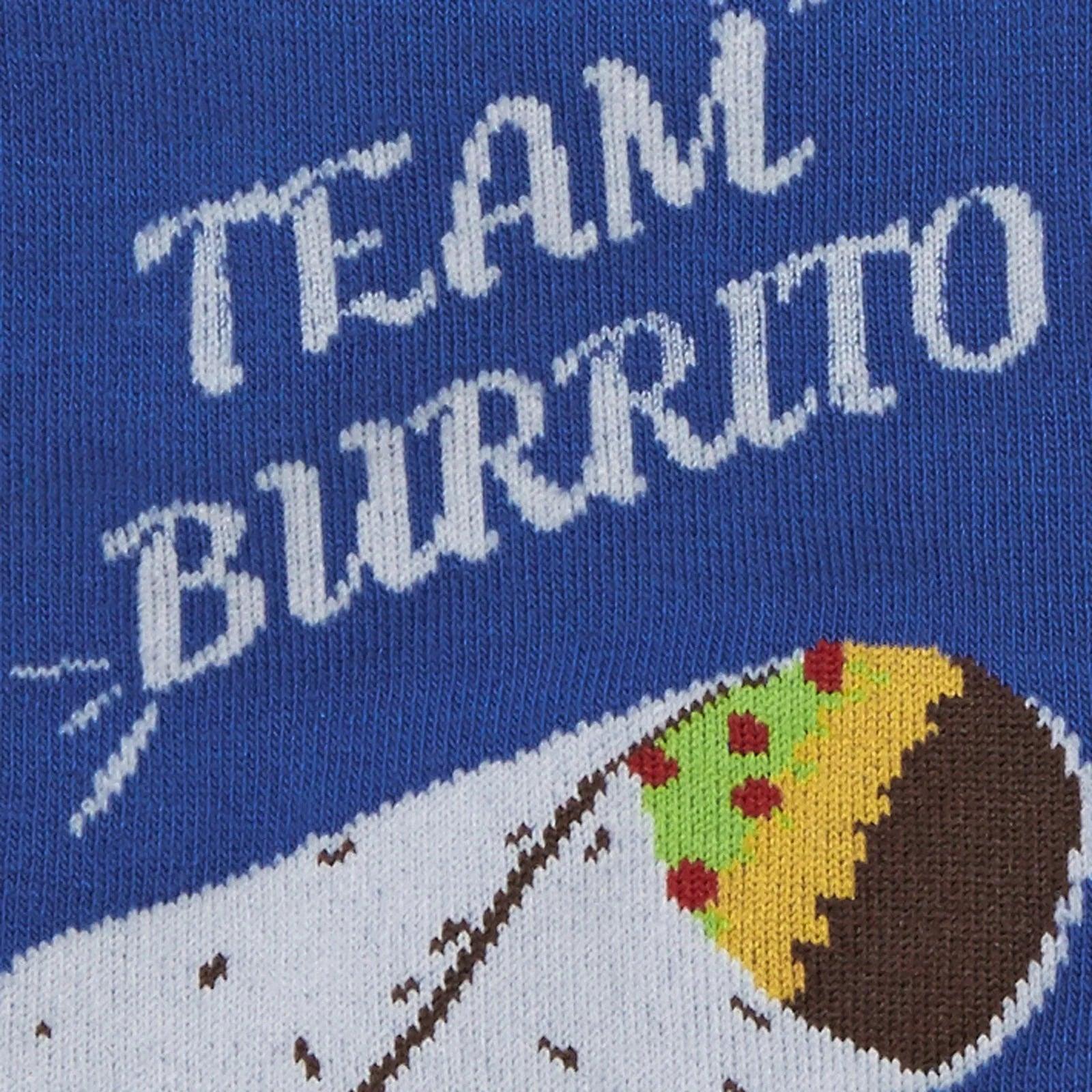 Herresokker med burritomotiv