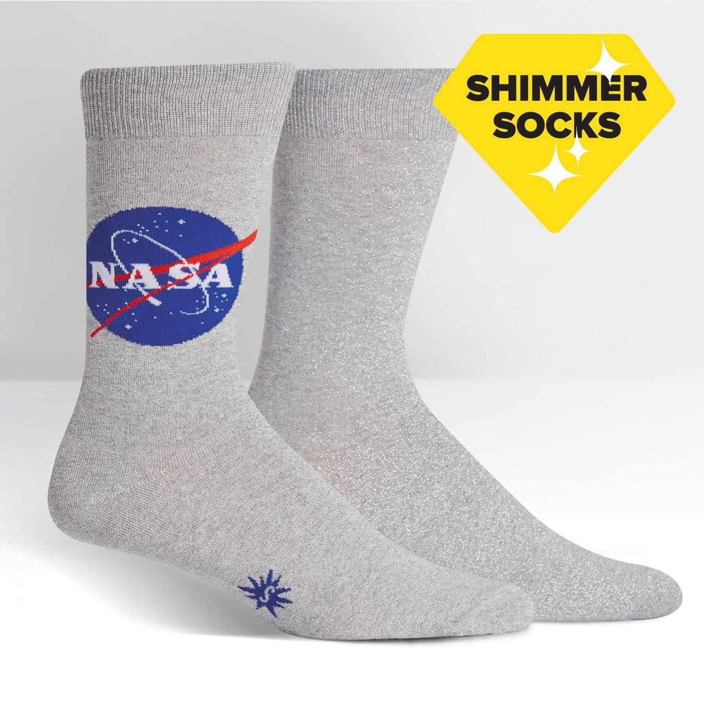 Herresokker med NASA-logo
