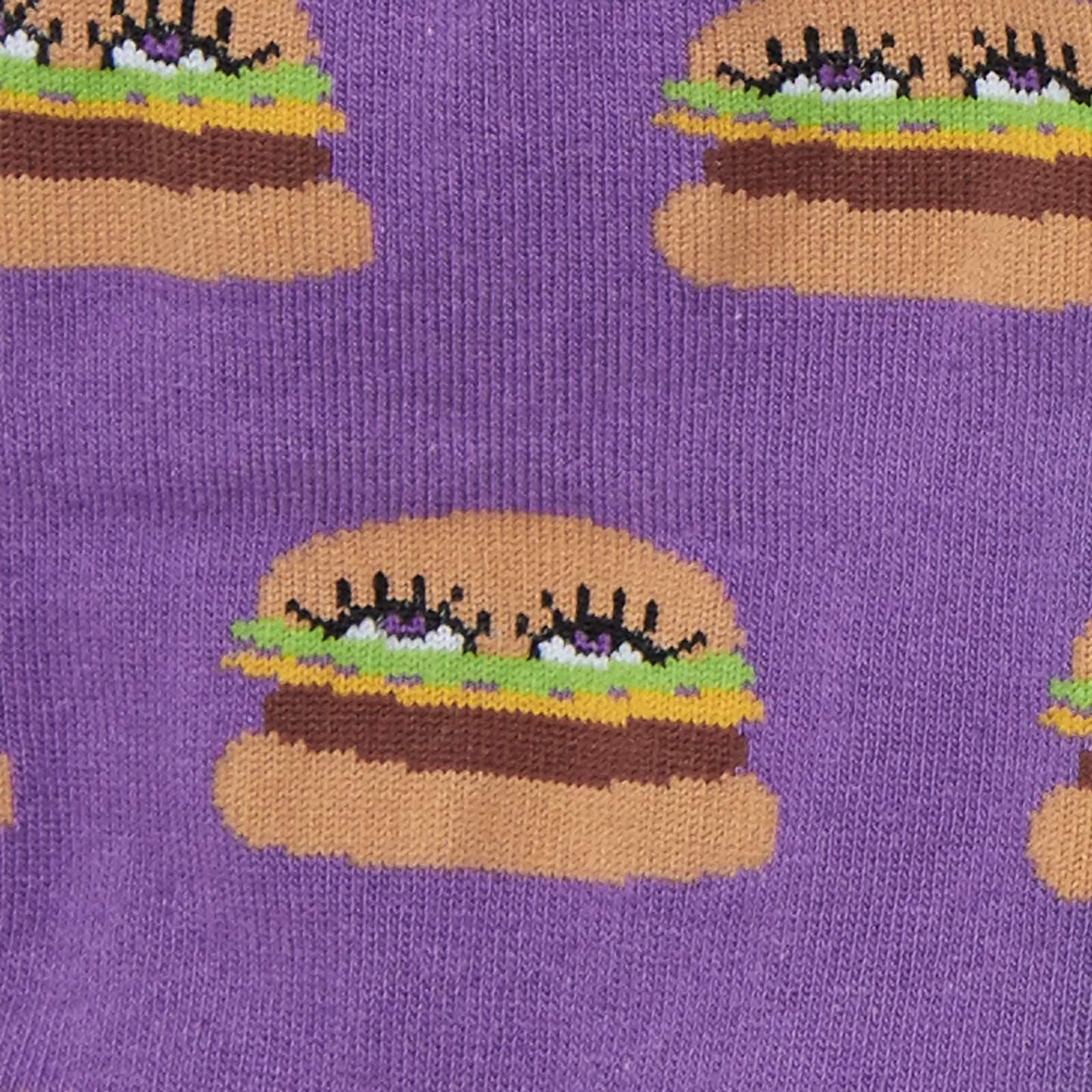 Damesokker med burgermotiv