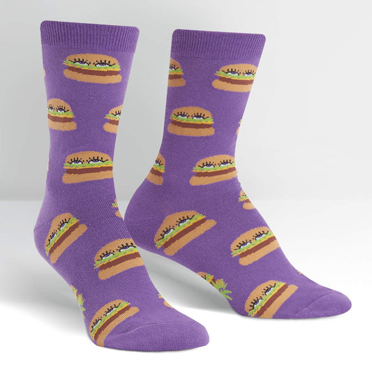 Womens Crew - Cute Burgers