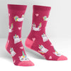 Womens Crew - Look at Me Meow