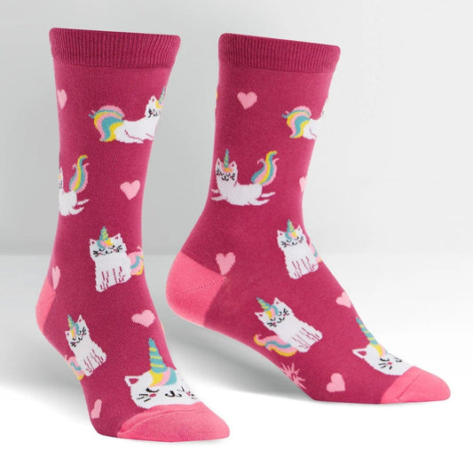 Womens Crew - Look at Me Meow