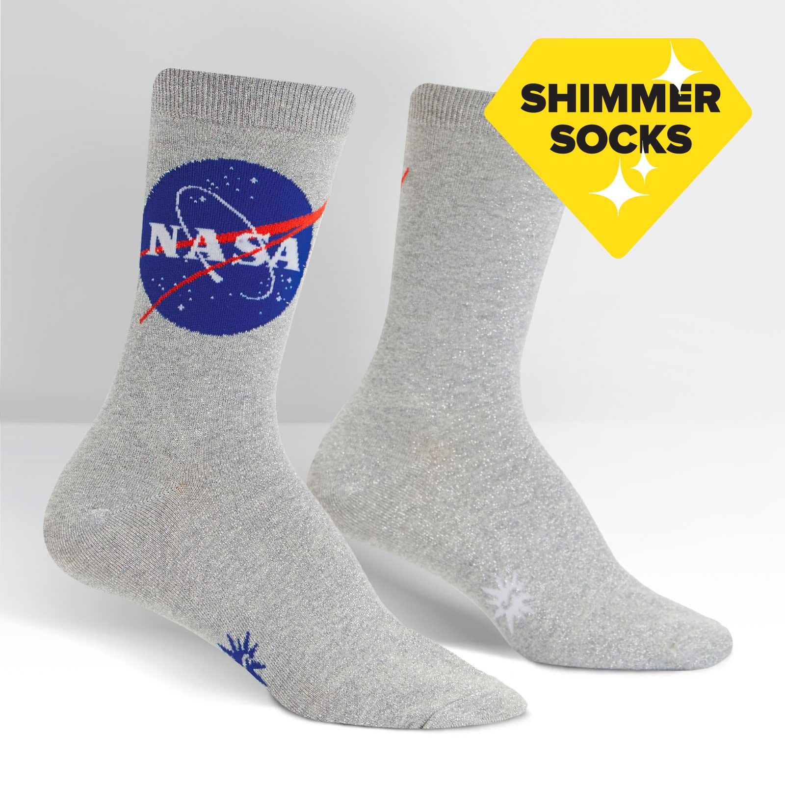Damesokker med NASA-logo