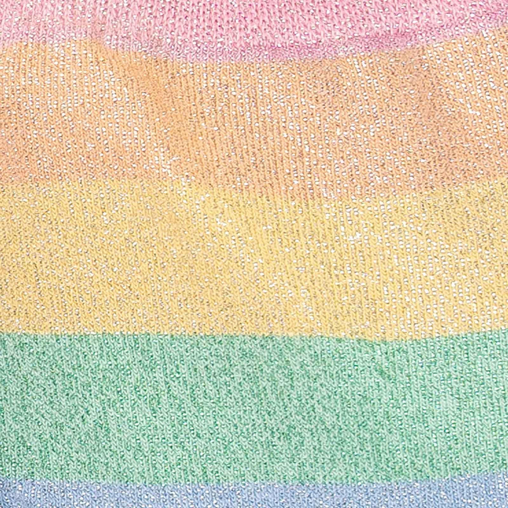 Damesokker i pastellfarger med glitter