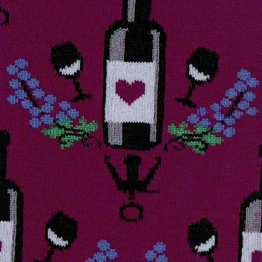 Womens Crew - Wine